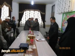 برگزاری مراسم معارفه جناب آقای محمدرضا کاظمی به سمت مسوول حراست مدیرت امور پردیس های دانشگاه فرهنگیان استان قم 2