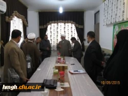 برگزاری مراسم معارفه جناب آقای محمدرضا کاظمی به سمت مسوول حراست مدیرت امور پردیس های دانشگاه فرهنگیان استان قم 3