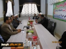 برگزاری مراسم معارفه جناب آقای محمدرضا کاظمی به سمت مسوول حراست مدیرت امور پردیس های دانشگاه فرهنگیان استان قم 5