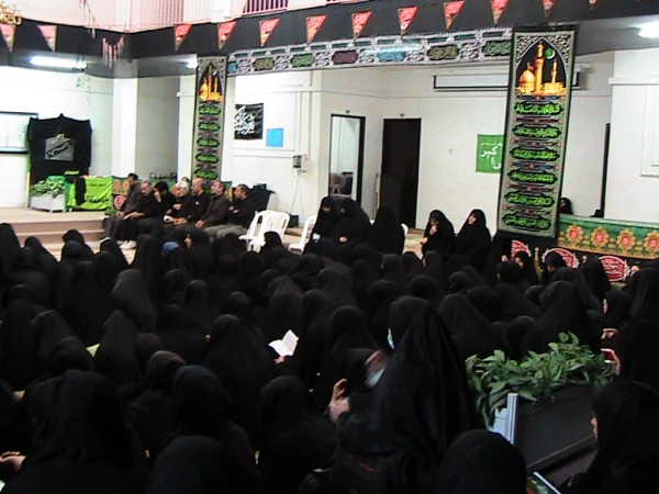 سومین  برنامه عزاداری حسینی  ویژه اساتید کارکنان و دانشجویان پردیس حضرت معصومه (س) د 2