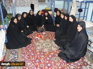 حضور صمیمی سرپرست پردیس حضرت معصومه سلام الله علیها با دانشجو معلمان در خوابگاه