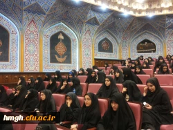 شرکت  دانشجویان پردیس حضرت مصومه (سلام الله علیها ) در برنامه افتتاحیه مسابقات ملی قرآن و عترت  2