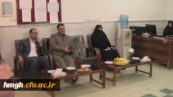 مراسم افتتاح ساختمان اداری پردیس حضرت معصومه (سلام الله علیها ) توسط دکتر مهرمحمدی سرپرست محترم دانشگاه فرهنگیان 2