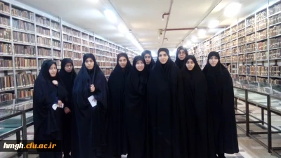 بازدید از کتابخانه آیه الله مرعشی نجفی