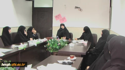 نشست صمیمی سرکار خانم دکتر شریفی سرپرست محترم پردیس با کارکنان