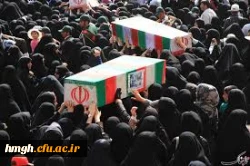 تشییع پیکر مطهر 7 شهید گلگون کفن مدافع حرم  2