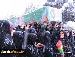 تشییع پیکر مطهر 7 شهید گلگون کفن مدافع حرم 4