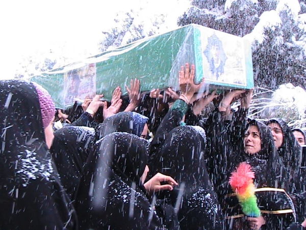 تشییع پیکر مطهر 7 شهید گلگون کفن مدافع حرم 4