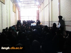 حضور سرپرست پردیس حضرت معصومه سلام الله علیها در بین دانشجویان قمی به مناسبت روز دانشجو 3