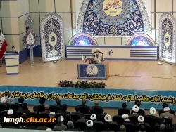 شرکت دانشجویان در اولین اجلاس استانی نماز 7