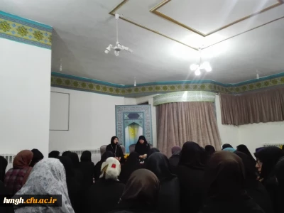 گزارش مراسم شبانگاهی دهه فجر در خوابگاه دانشجویان پردیس حضرت معصومه (س) مورخ 94/11/20