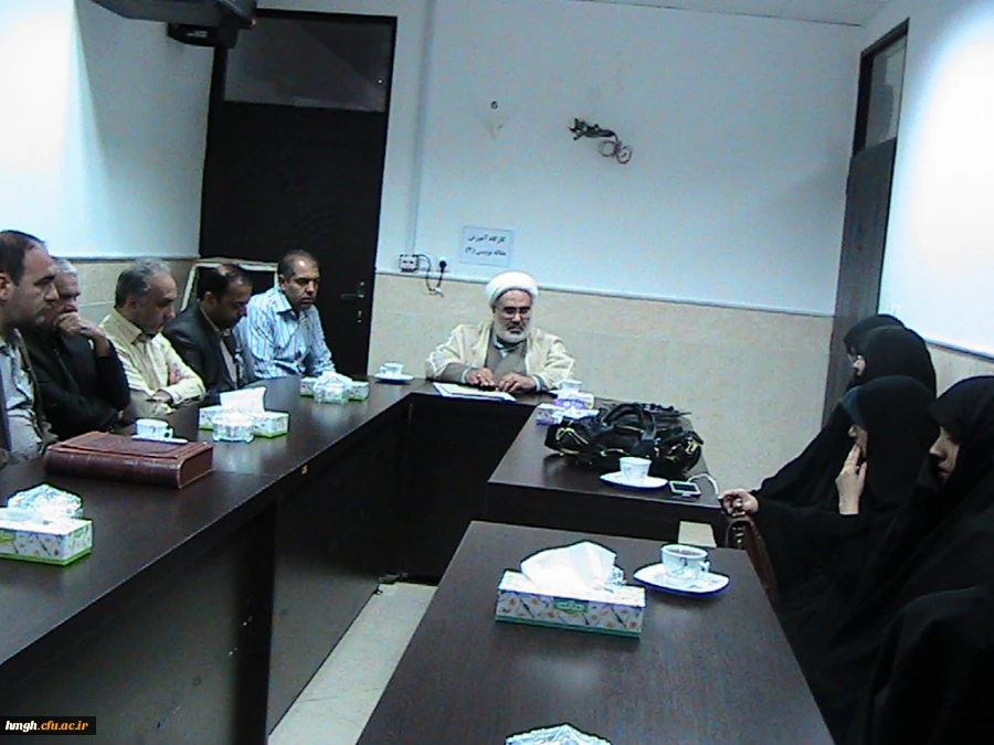 برگزاری جلسه گرامیداشت  شهید مدافع حرم سعید سامانلو همسر  استاد گرامی خانم  ریاط جزی  با حضور مدیریت استانی و همکاران پردیس حضرت معصومه سلام الله علیها  2