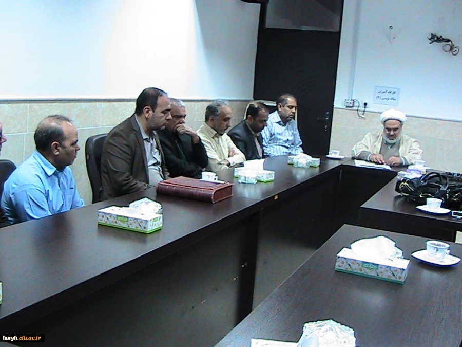 برگزاری جلسه گرامیداشت  شهید مدافع حرم سعید سامانلو همسر  استاد گرامی خانم  ریاط جزی  با حضور مدیریت استانی و همکاران پردیس حضرت معصومه سلام الله علیها  3