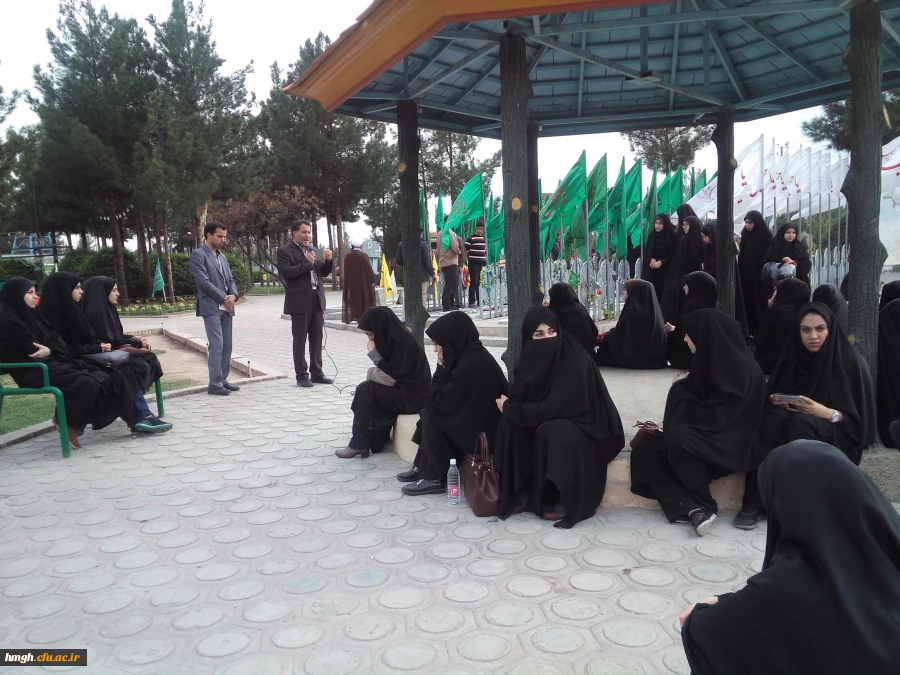 زیارت قبور شهدای مدافع حرم توسط کانون سیره شهدا، زیر نظر نهاد نمایندگی مقام معظم رهبری 2