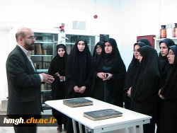 بازدید از کتابخانه آیت الله مرعشی نجفی توسط دانشجو معلمان 4