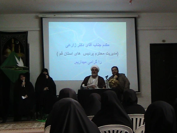 برگزاری برنامه فرهنگی به مناسبت هفته گرامیداشت هفته پدافند غیرعامل و جلسه پرسش و پاسخ دانشجویی با حضور مدیریت استانی جناب آقای دکتر زارعی رضایی  3