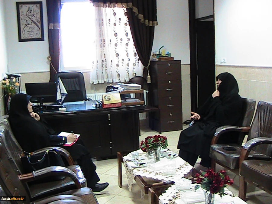 بازدید نماینده نظارت، ارزیابی و تعالی سازمانی دانشگاه فرهنگیان  از پردیس حضرت معصومه (س) قم 2