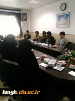 برگزاری جلسه تودیع  خانم قاضی زاده فرمانده بسیج  دانشجویی سابق  دانشگاه فرهنگیان پردیس حضرت معصومه (س) و معارفه فرمانده جدید بسیج دانشجویی سرکار خانم سپهری نیا 2