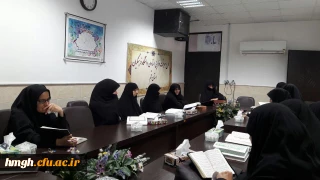 برگزاری جلسه قرائت وتفسیر جز 23 قران کریم