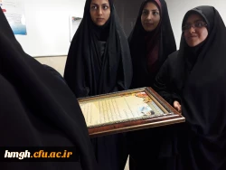 تقدیر دانشجویان از سرپرست پردیس حضرت معصومه (س) 2