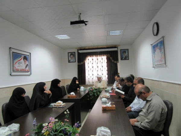 مراسم تودیع آقای حسن محمدپور و معارفه آقای محمدرضا احتشامی معاون توسعه منابع و امور دانشجویی پردیس حضرت معصومه (س) قم 2