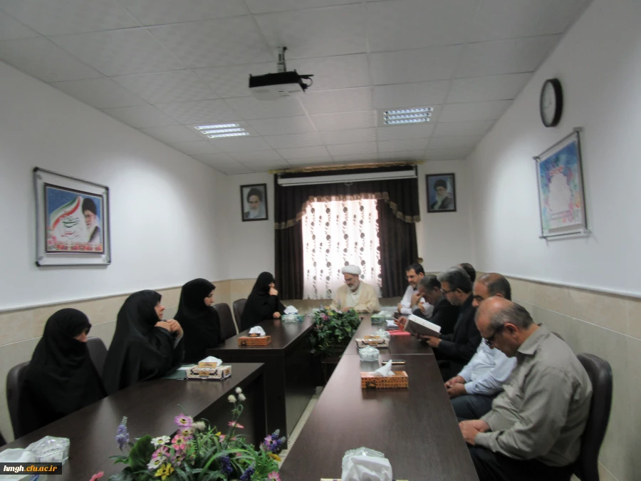 مراسم تودیع آقای حسن محمدپور و معارفه آقای محمدرضا احتشامی معاون توسعه منابع و امور دانشجویی پردیس حضرت معصومه (س) قم 2