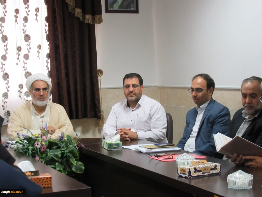 مراسم تودیع آقای حسن محمدپور و معارفه آقای محمدرضا احتشامی معاون توسعه منابع و امور دانشجویی پردیس حضرت معصومه (س) قم 2