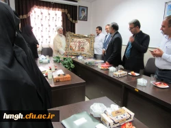 مراسم تودیع آقای حسن محمدپور و معارفه آقای محمدرضا احتشامی معاون توسعه منابع و امور دانشجویی پردیس حضرت معصومه (س) قم 2