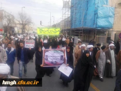 شرکت جمعی از کارکنان و دانشجومعلمان پردیس در تجمع سالروز گرامیداشت حماسه 9 دی 4