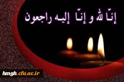 پیام تسلیت سرپرست پردیس به خانواده حجةالاسلام والمسلمین جناب آقای دکتر مصطفی خلیلی  2