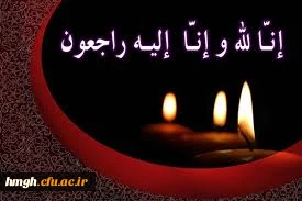 پیام تسلیت سرپرست پردیس به خانواده حجةالاسلام والمسلمین جناب آقای دکتر مصطفی خلیلی