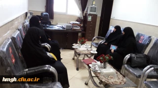 جلسه تفاهم و همکاری پردیس حضرت معصومه (س) قم با مدرسه علمیه حضرت آمنه(س)