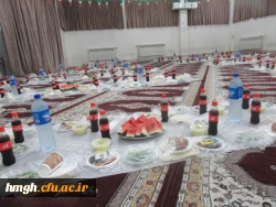 مراسم ضیافت افطار همزمان باسالروز فتح خرم شهر درسرای دانشجویی پردیس حضرت معصومه (س) 2