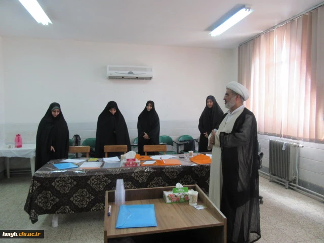 بازدید سرپرست مدیریت امور پردیسهای استان قم وهیئت همراه از مرکز مصاحبه پردیس حضرت معصومه (س) 2