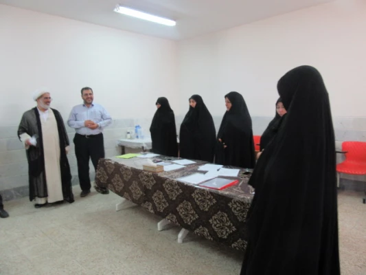 بازدید سرپرست مدیریت امور پردیسهای استان قم وهیئت همراه از مرکز مصاحبه پردیس حضرت معصومه (س) 2