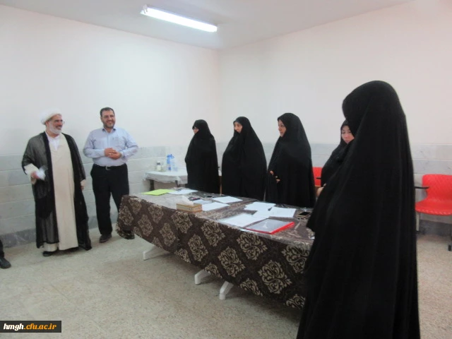 بازدید سرپرست مدیریت امور پردیسهای استان قم وهیئت همراه از مرکز مصاحبه پردیس حضرت معصومه (س) 2