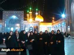اعزام دانشجویان میهمان ترم تابستان به زیارت حرم مطهر حضرت معصومه (س)  و امام زادگان قم 2