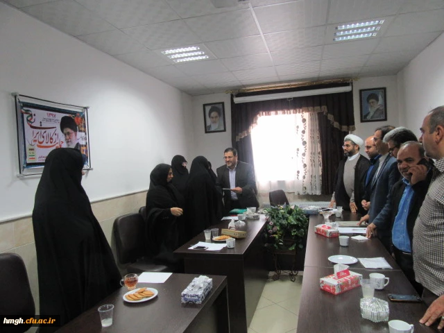 مراسم معارفه مسئول حراست پردیس حضرت معصومه (س)  2