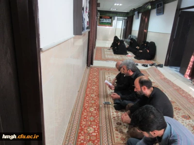 مراسم قرائت زیارت عاشورادر پردیس حضرت معصومه (س)