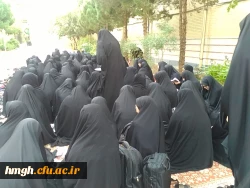 برگزاری مجلس سوگواری اربعین حسینی و قرائت زیارت عاشورا در پردیس حضرت معصومه(س) 2