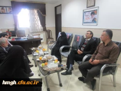 بازدید دکتر مشهدی مدیر کارورزی و امور مدارس وابسته دانشگاه فرهنگیان از پردیس حضرت معصومه(س) 2