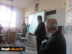 بازدید دکتر مشهدی مدیر کارورزی و امور مدارس وابسته دانشگاه فرهنگیان از پردیس حضرت معصومه(س) 2