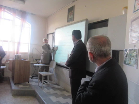 بازدید دکتر مشهدی مدیر کارورزی و امور مدارس وابسته دانشگاه فرهنگیان از پردیس حضرت معصومه(س) 2