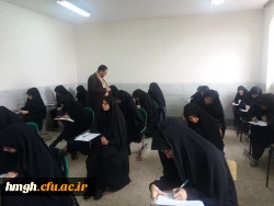 بازدید سرپرست امور پردیس های استان قم از محل برگزاری امتحانات پایان نیمسال اول 98-97 در پردیس حضرت معصومه(س) 2