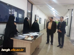 بازدید سرپرست امور پردیس های استان قم از محل برگزاری امتحانات پایان نیمسال اول 98-97 در پردیس حضرت معصومه(س) 2