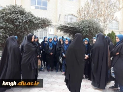 بازدید دانش آموزان دبیرستان حانیه منطقه کهک از پردیس حضرت معصومه(س) 2