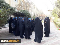 بازدید دانش آموزان دبیرستان حانیه منطقه کهک از پردیس حضرت معصومه(س) 2