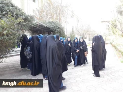 بازدید دانش آموزان دبیرستان حانیه منطقه کهک از پردیس حضرت معصومه(س) 2