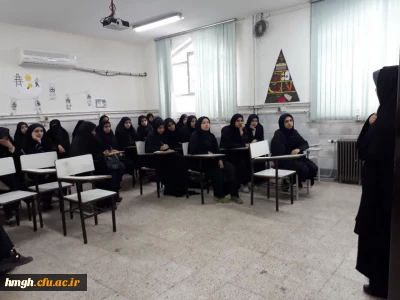 بازدید دانش آموزان دبیرستان قائمیه از پردیس حضرت معصومه(س)