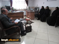 بازدید اداره کل برنامه ریزی فرهنگی و اجتماعی دانشگاه فرهنگیان از فعالیت های واحد فرهنگی پردیس حضرت معصومه(س) 2